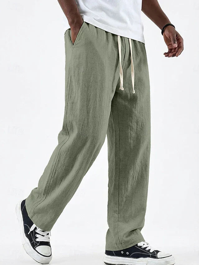 Zalecta | Pantaloni in Lino Leggeri