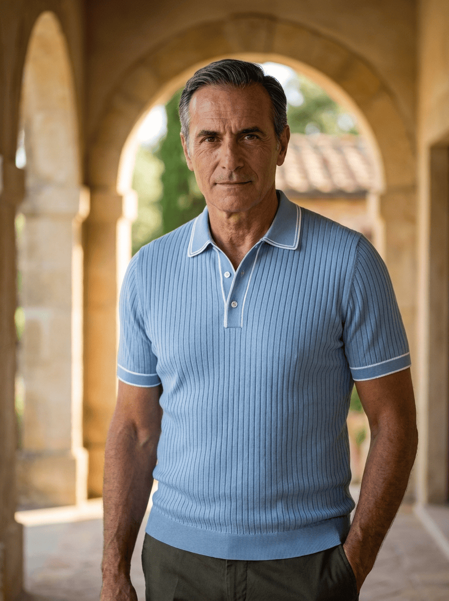 Silvan | Polo a coste lavorato a maglia