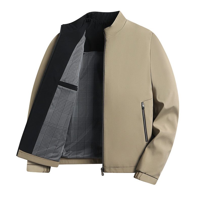 Giacca Casual da Uomo con Collo Alto - Giacca Intermedia Leggera