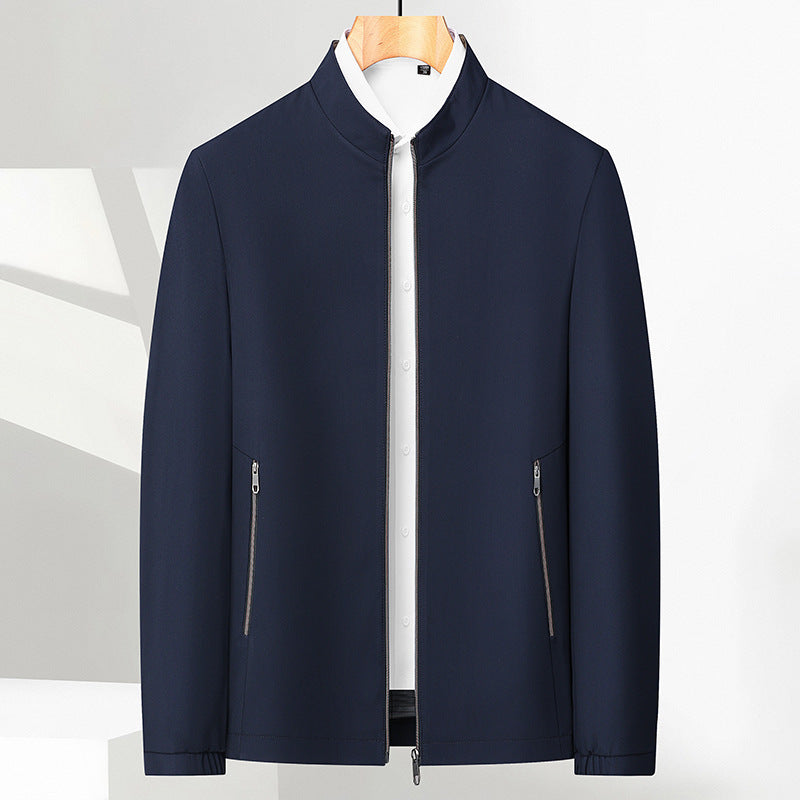Giacca Casual da Uomo con Collo Alto - Giacca Intermedia Leggera