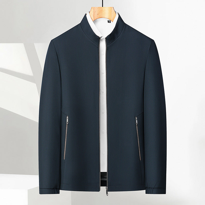 Giacca Casual da Uomo con Collo Alto - Giacca Intermedia Leggera