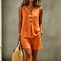 Solana | Set Top & Shorts in Cotone e Lino