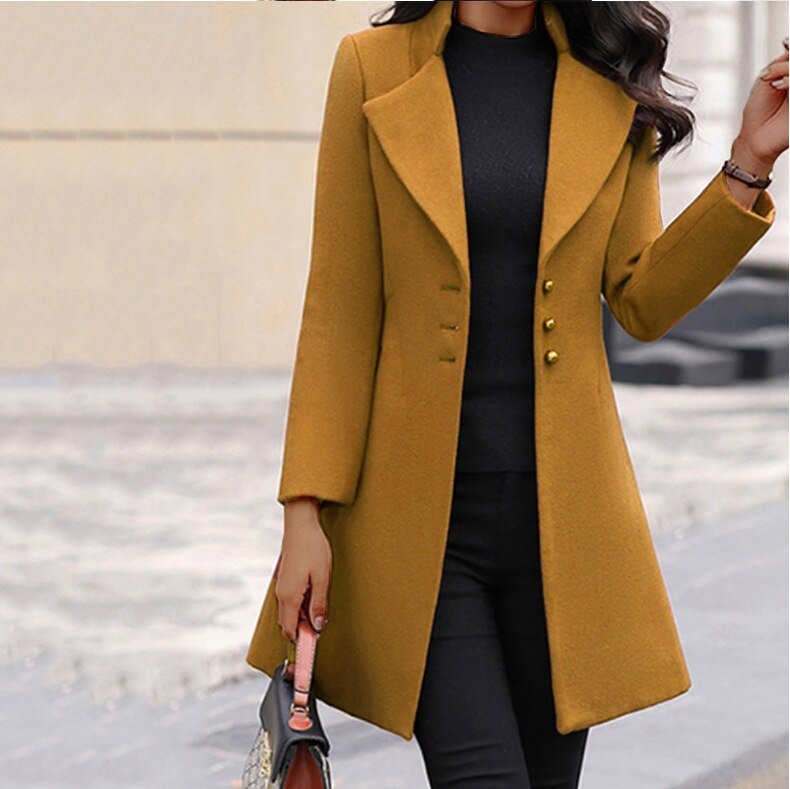 Monique™ | Cappotto in tessuto