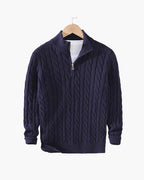 Thijs | Maglione da Uomo a Treccia con Zip
