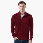Thijs | Maglione da Uomo a Treccia con Zip