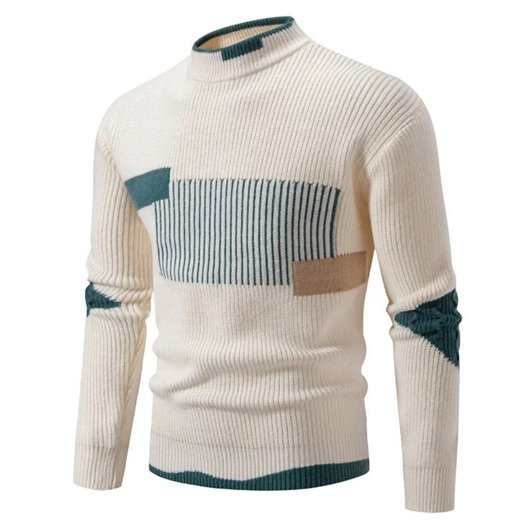 Elias | Maglione Striato Contemporaneo