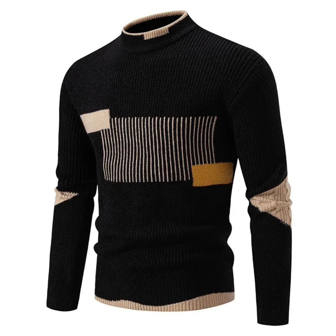 Elias | Maglione Striato Contemporaneo