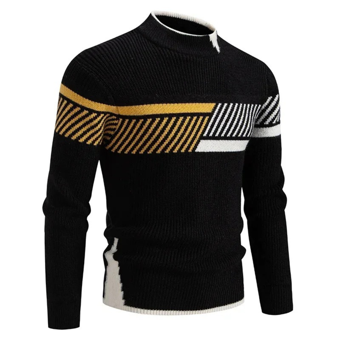 Elias | Maglione Striato Contemporaneo