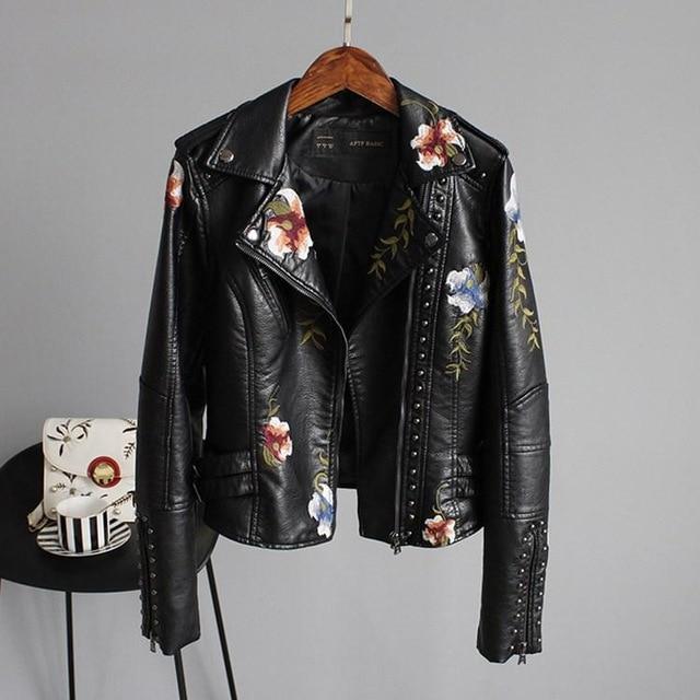 Ella™| Giacca in Look Pelle