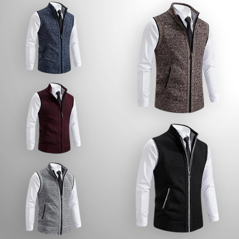 Willem | Gilet con Zip Senza Maniche