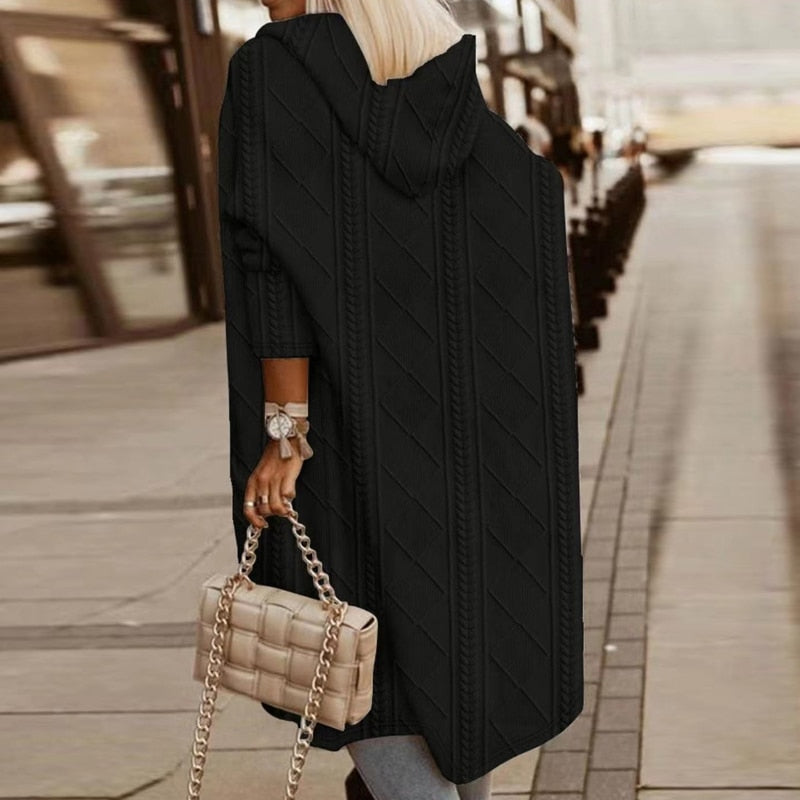 Johani™|Gilet lungo e caldo in maglia