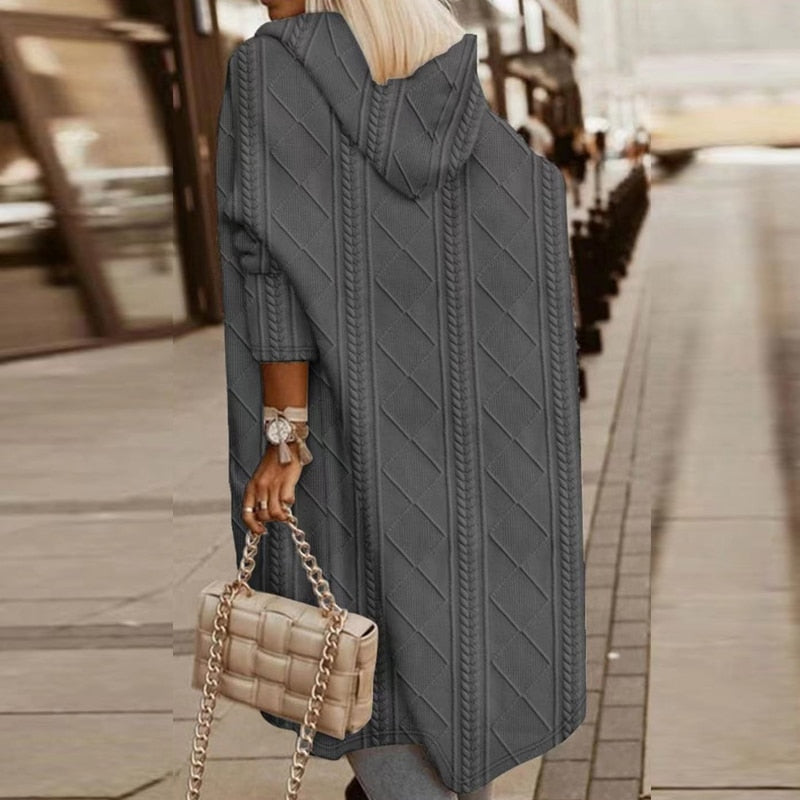 Johani™|Gilet lungo e caldo in maglia