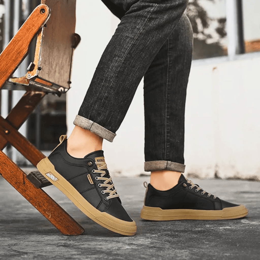 SNEAKER IN PELLE HARRINGTON
