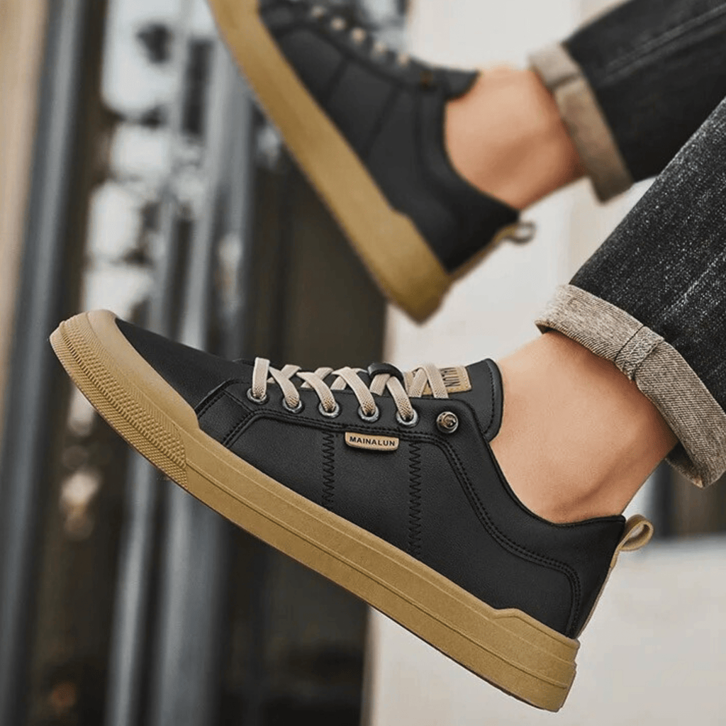 SNEAKER IN PELLE HARRINGTON