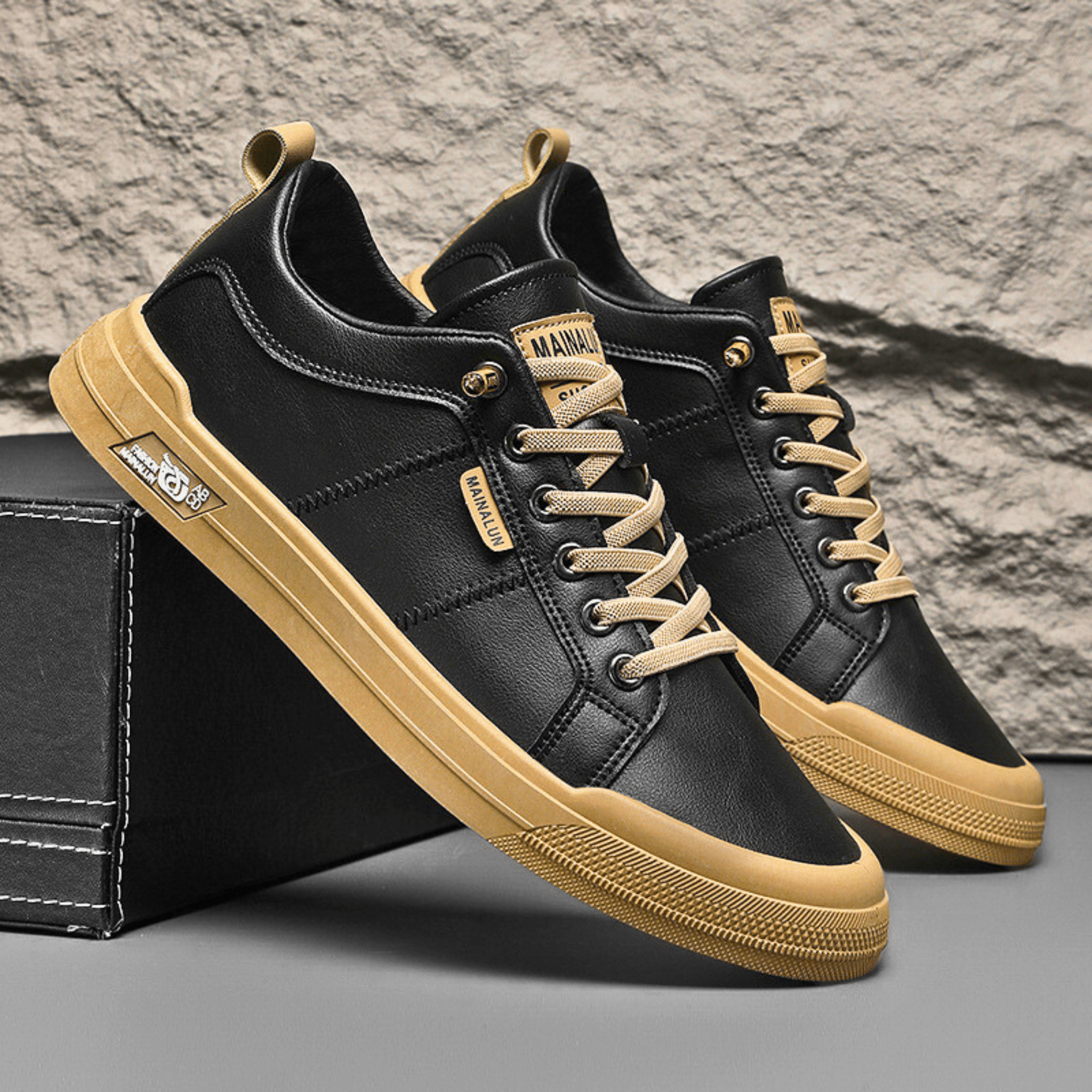 SNEAKER IN PELLE HARRINGTON