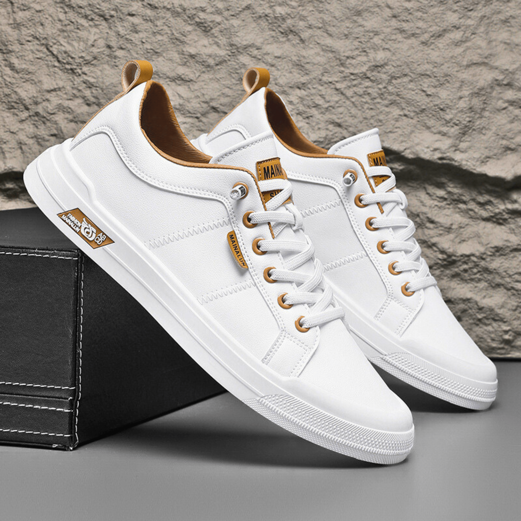 SNEAKER IN PELLE HARRINGTON