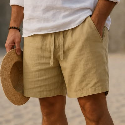 Willem | Pantaloni Corti in Lino per Uomini