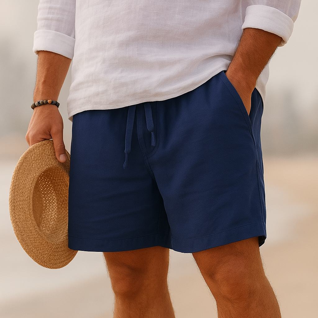 Willem | Pantaloni Corti in Lino per Uomini