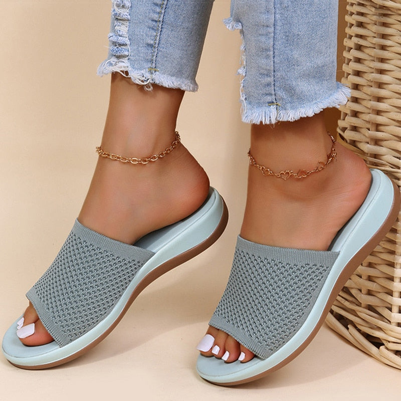 Elara™ | Sandali Ortopedici in Maglia