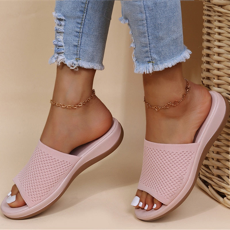 Elara™ | Sandali Ortopedici in Maglia